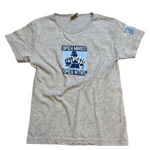 Y2K Snowboarding Baby Tee Open Minds Open Mountains Large